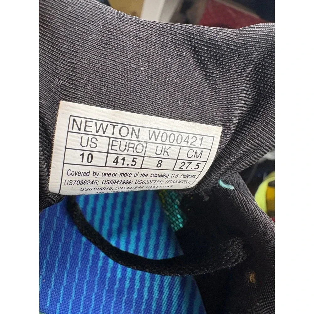 Newton Running Motion 10 Women‎ 10 Teal Black Yellow Stability Shoes W000421